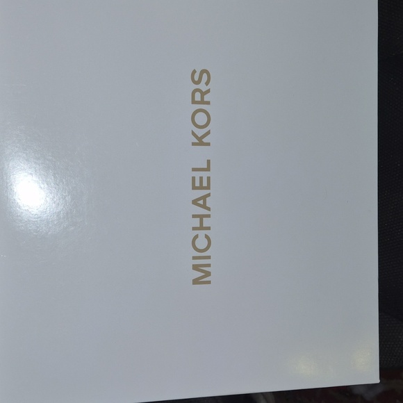 Michael Kors Plum Shoulder Bag with Gold Accents - Picture 15 of 16